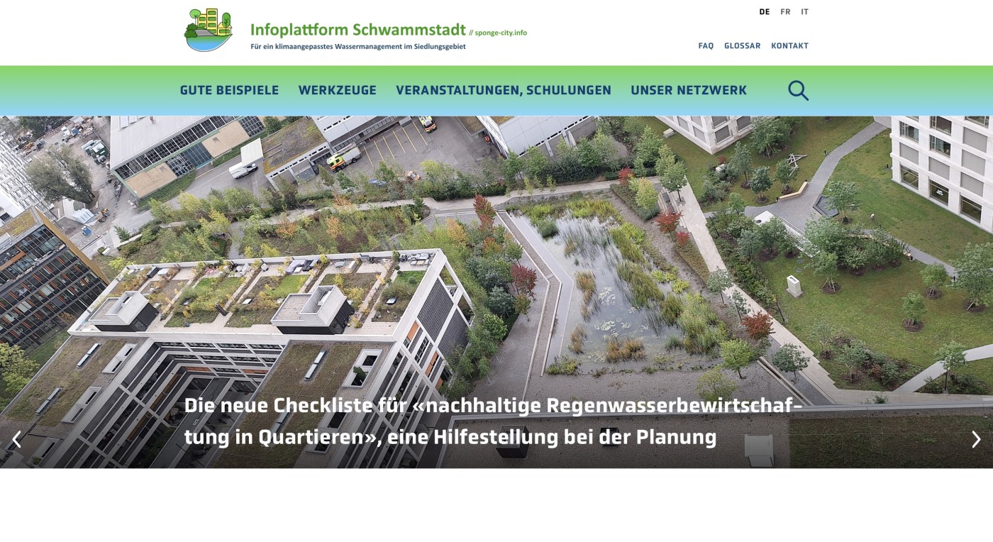 Infoplattform Schwammstadt